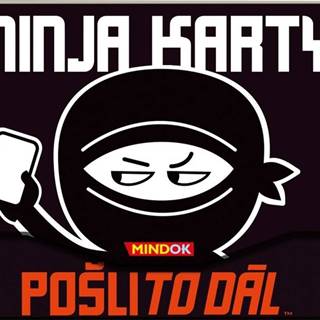Mindok  Ninja karty: pošlite ich značky Mindok