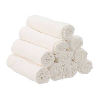 NEW BABY Látkové bavlnené plienky Softy 70 x 70 cm 10 ks biele