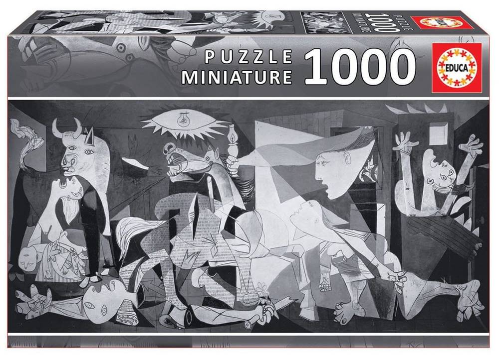 EDUCA  Miniatúrne puzzle Guernica,  Pablo Picasso 1000 dielikov značky EDUCA