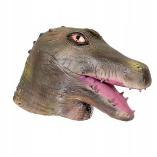 Korbi Profesionálna latexová maska Krokodíl,  krokodília hlava