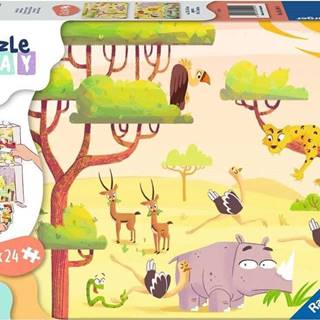Ravensburger Puzzle&Play: Safari 2x24 dielikov