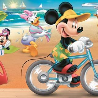 Trefl Puzzle Mickey Mouse: Na pláži 54 dielikov