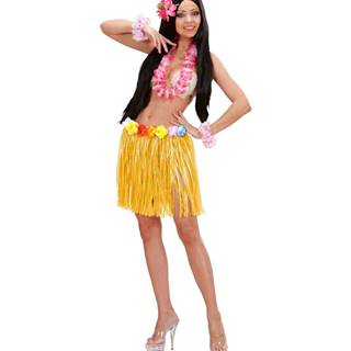 Widmann Havajská sukňa s kvetinovým pásom - 45 cm (príroda)