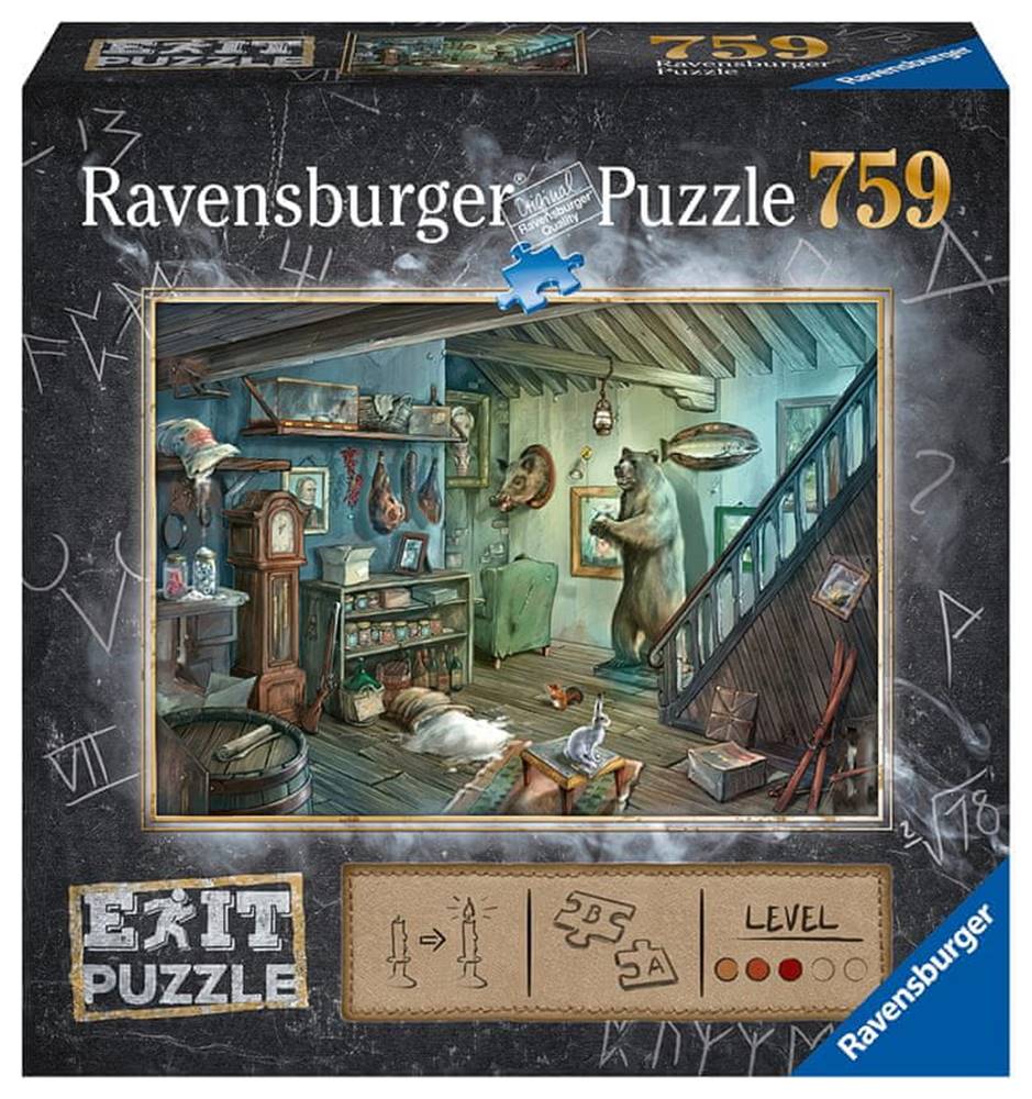 Ravensburger  Puzzle Exit Strašidelná pivnica/759 dielikov značky Ravensburger