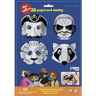Bebe-jou 3D Karnevalové masky - pirát ,  superhrdina,  lev,  mýval značky Bebe-jou
