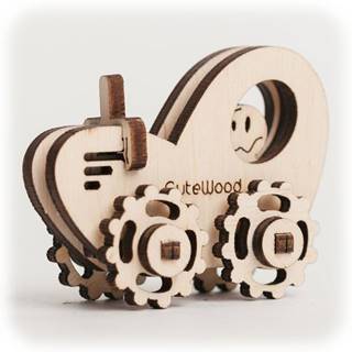 Sthor CuteWood Drevené 3D puzzle Traktor značky Sthor