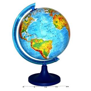 Globus zemepisný 25cm