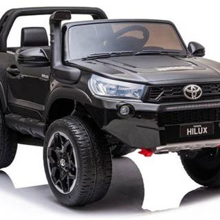 Lean-toys  Toyota Hilux batérie auto čierna maľované značky Lean-toys