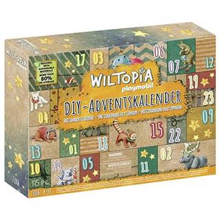 Playmobil  Adventný kalendár ,  Wiltopia,  zvieratá,  krabičky,  samolepky,  115 dielikov,  71006 značky Playmobil