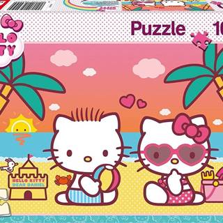 Schmidt Puzzle Hello Kitty: Zábava na pláži 100 dielikov