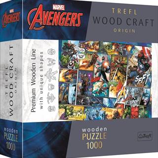 Trefl  Wood Craft Origin puzzle Marvel Avengers 1000 dielikov značky Trefl