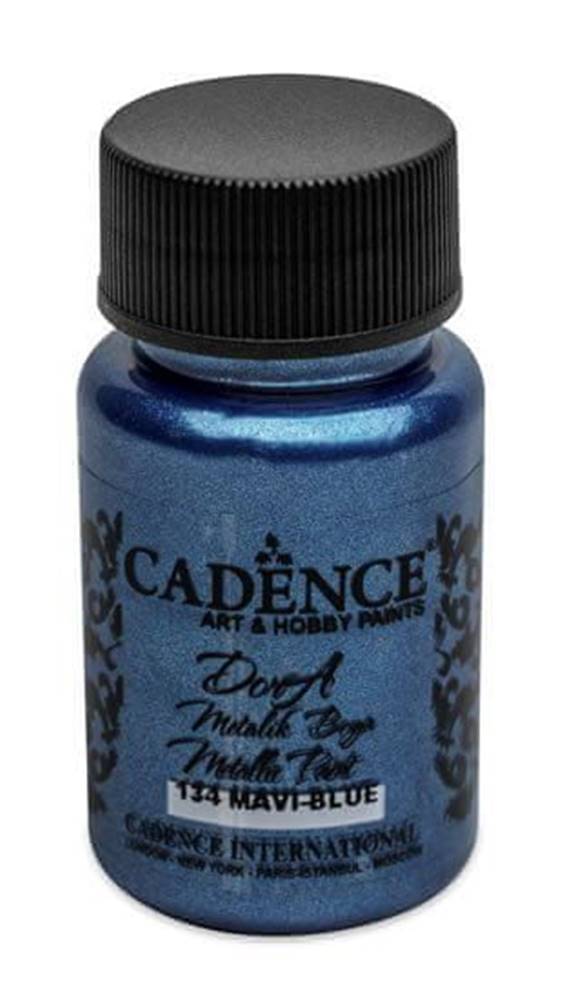 Cadence  Metalická akrylová farba Dora Metalic - modrá / 50 ml značky Cadence