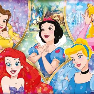 Clementoni Puzzle Najkrajšie Disney princezné 180 dielikov