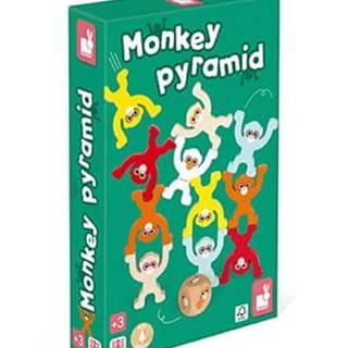 Janod  Spoločenská hra pre deti Opice pyramída značky Janod