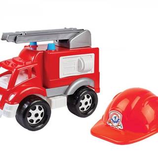 Lean-toys Prilba hasičského auta s rebríkom Hasič 3978