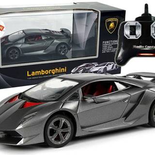 Lean-toys  Športové auto R/C 1:24 Lamborghini Silver 2.4 G Lights značky Lean-toys