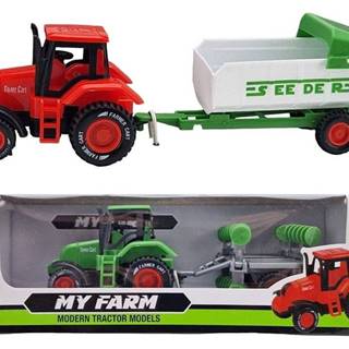 Mega Creative Traktor s vlečkou My Farm mix druhov 21cm