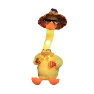 Netscroll  Hračka kačica pre deti,  ktorá tancuje,  spieva a nahráva vaše slová a zvuky,  DancingDuck značky Netscroll