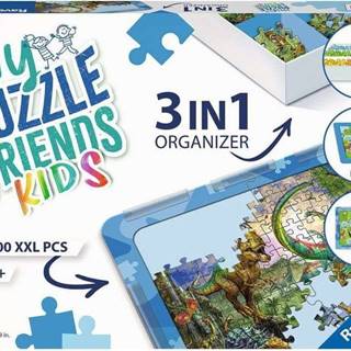 Ravensburger Súprava na skladanie puzzle My Puzzle Friends Kids 3v1 modrá