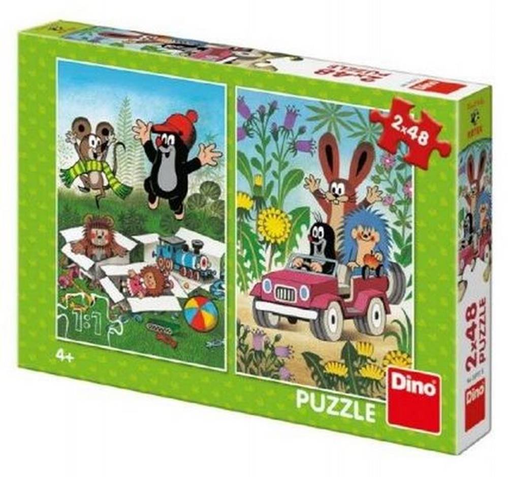 DINO  Puzzle Krtek se Raduje 2x48 dílků značky DINO