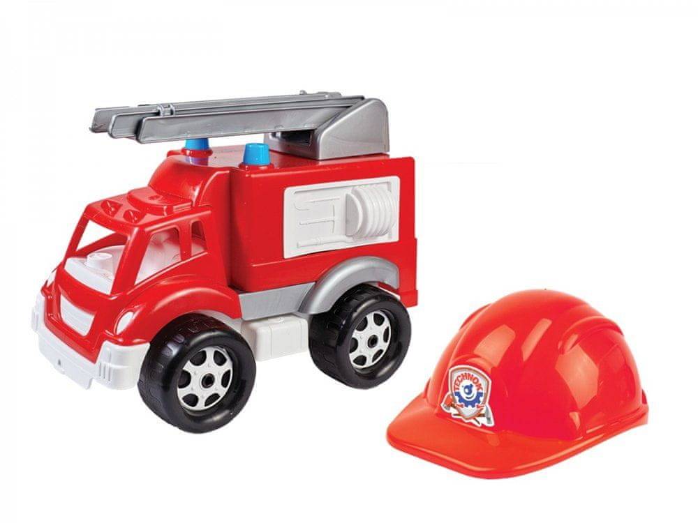 Lean-toys  Prilba hasičského auta s rebríkom Hasič 3978 značky Lean-toys
