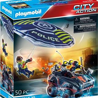 PLAYMOBIL City Action 70781 Policajný padák: Prenasledovanie obojživelného vozidla