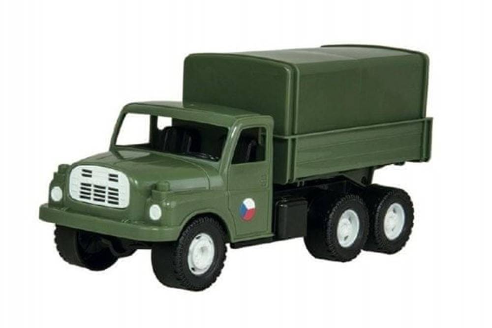 DINO  Auto nákladné Tatra 148 khaki vojenské plast 30cm v krabici 35x18x13cm Cena za 1ks značky DINO