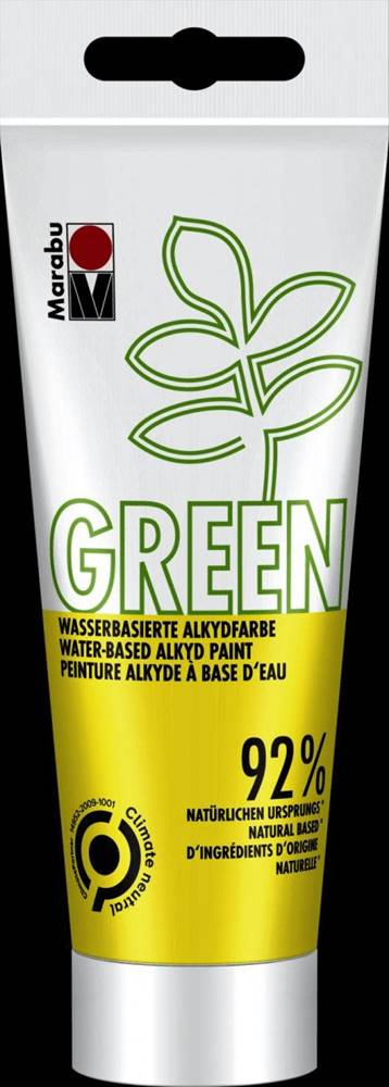 Marabu  Green Alkydová farba - svetlo žltá 100 ml značky Marabu