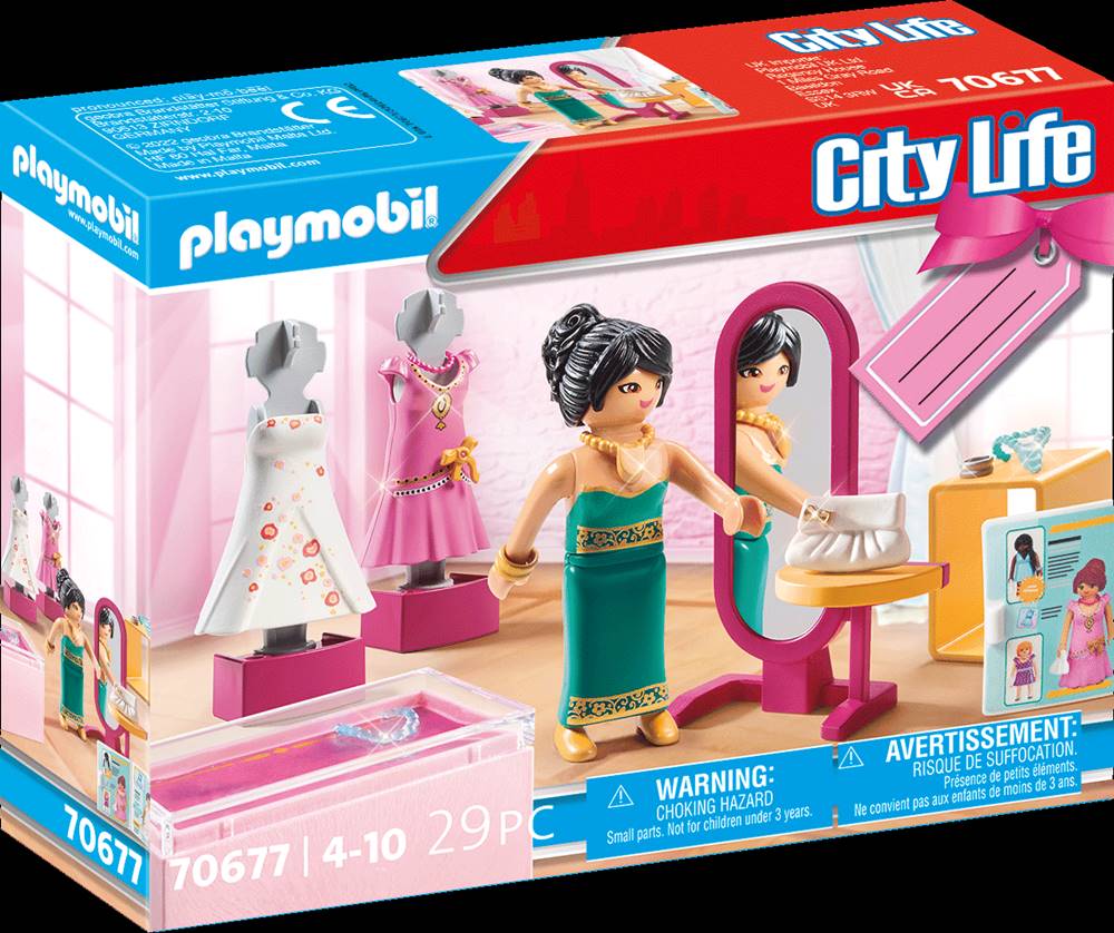 Playmobil   City Life 70677 Darčekový set Butik so spoločenskou módou značky Playmobil