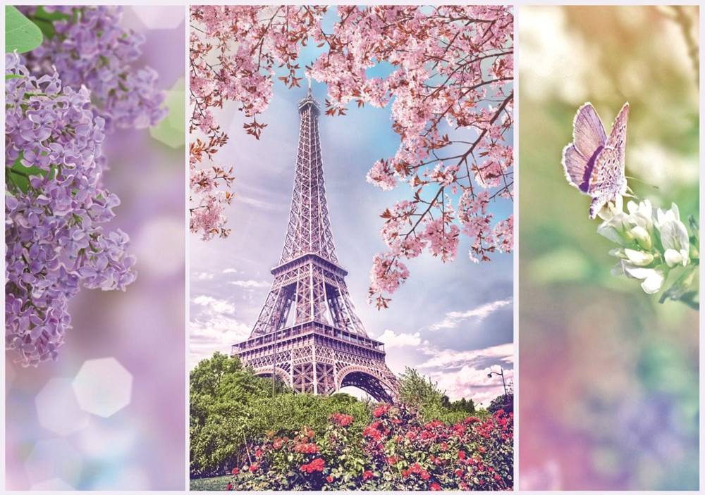 Trefl  Puzzle Romantic: Jar v Paríži 1000 dielikov značky Trefl