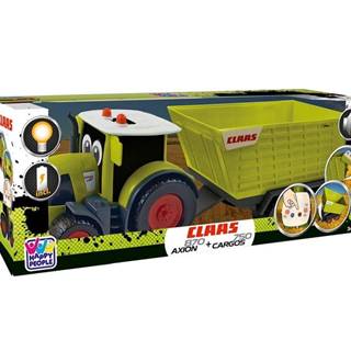 Happy People  Traktor s prívesom CLAAS KIDS AXION 870 + Cargos 750 značky Happy People