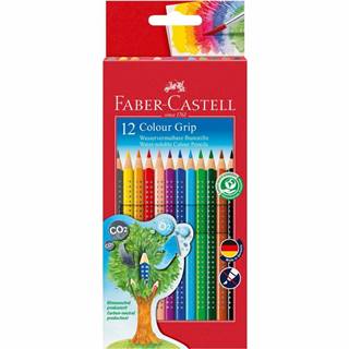Faber-Castell Pastelky akvarelové Colour Grip 12 farebné set