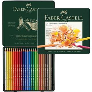 Faber-Castell  Pastelky Polychromos 24 ks plech set značky Faber-Castell