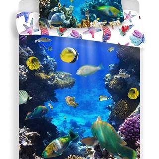 Jerry Fabrics Obliečky fototlač Sea World 140x200,  70x90 cm