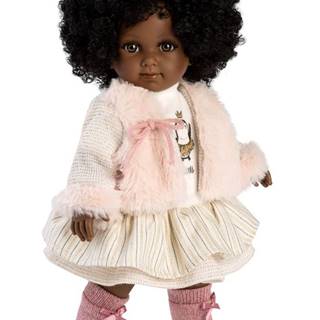 Llorens 53535 ZURI - realistická bábika s mäkkým látkovým telom - 35 cm