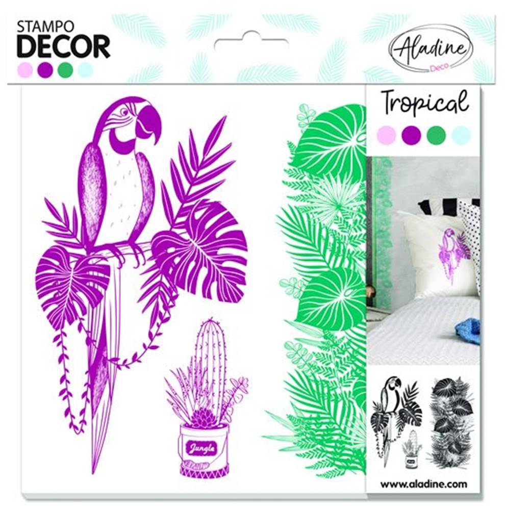  Pečiatky StampoDecor - Tropical