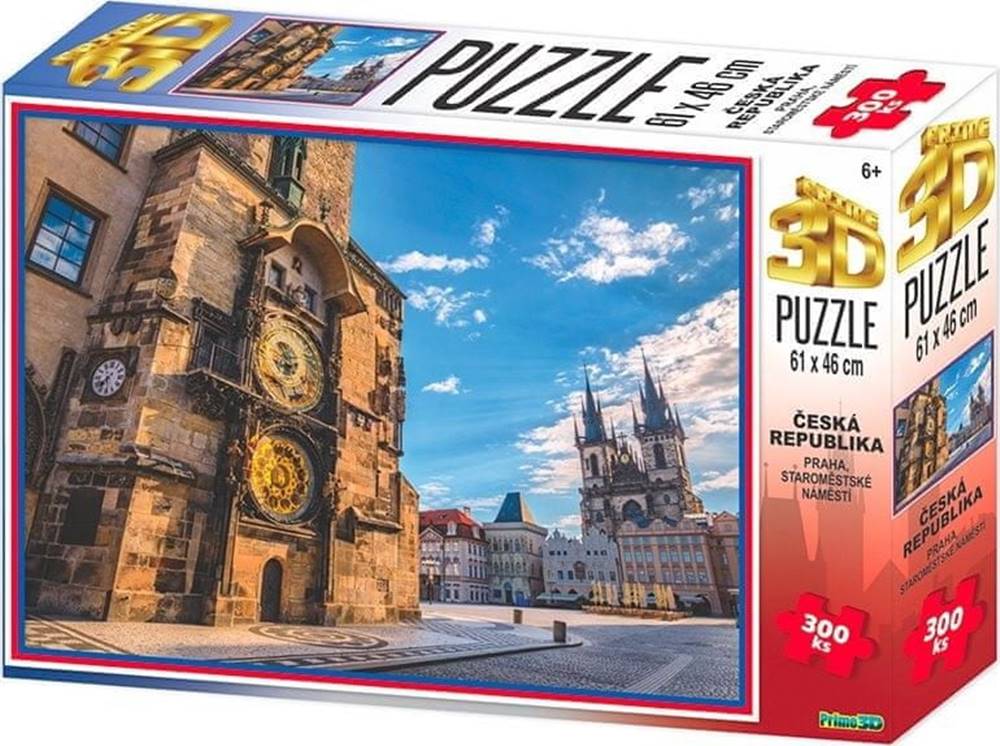 Prime 3D  Puzzle Staromestské námestie,  Praha 3D 300 dielikov značky Prime 3D