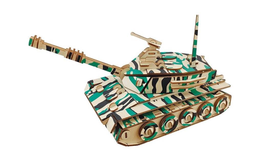 Woodcraft  Drevené 3D puzzle Veľký tank značky Woodcraft