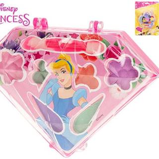 Disney Princess sada krásy s očnými tieňmi + leskami na pery 6 ks v krabičke