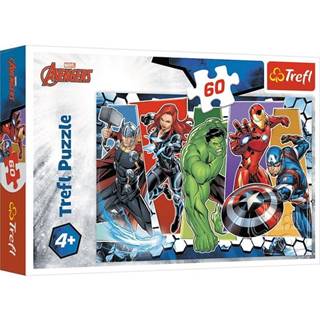 Trefl Puzzle Avengers - Neporaziteľní / 60 dielikov