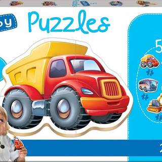 EDUCA Baby puzzle Vozidlá 5v1 (3-5 dielikov)