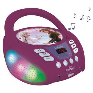 Lexibook Prenosný Bluetooth CD prehrávač Disney Frozen so svetelnými efektmi
