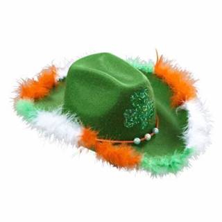 Klobúk s boa Patrik - St.Patricks Day