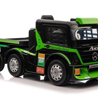 Lean-toys Batériový automobil Mercedes + náves XMX622B LCD zelený