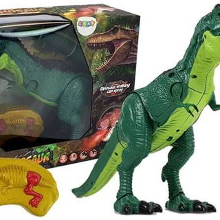 Lean-toys R/C Dinosaurus na diaľkové ovládanie s parou,  zvuky