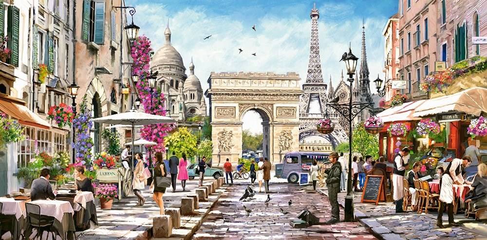 Castorland  Puzzle Ulica v Paríži 4000 dielikov značky Castorland