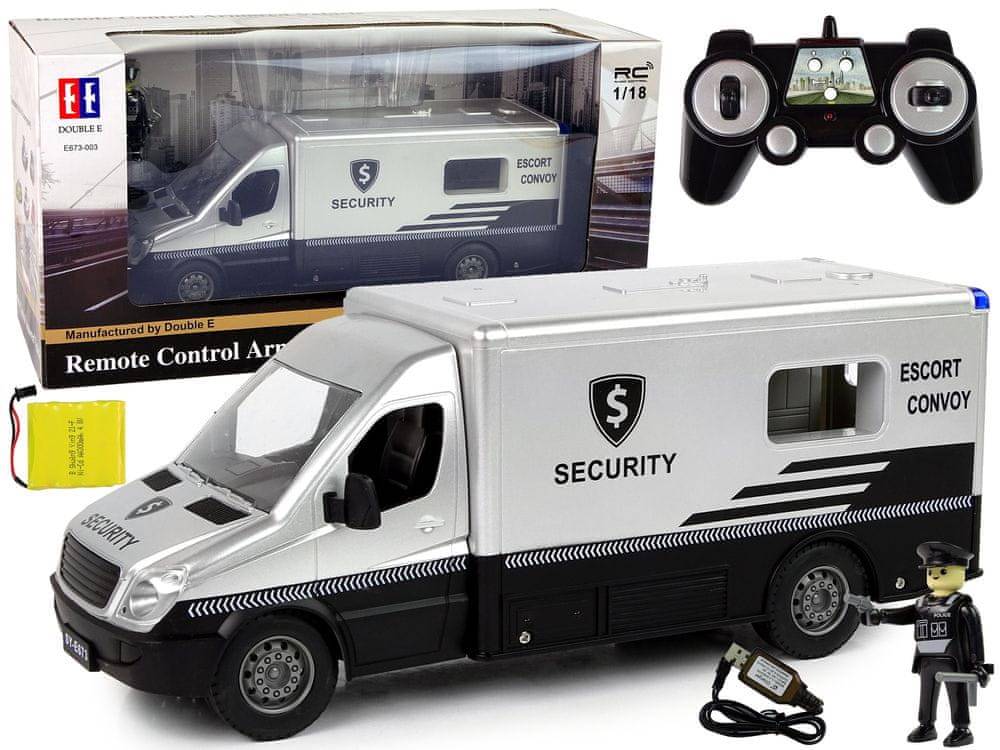 Lean-toys  Bezpečnostný konvoj na diaľkové ovládanie R/C Autá na diaľkové ovládanie na batérie značky Lean-toys