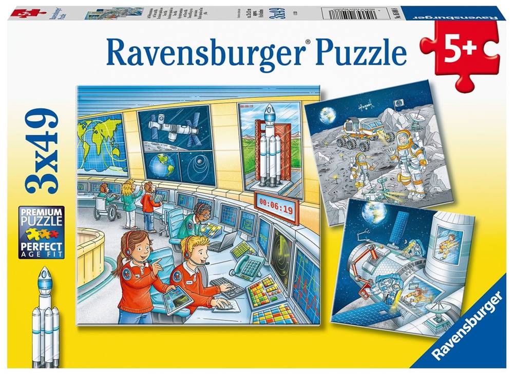 Ravensburger  Puzzle 050888 Astronauti 3x49 dielikov značky Ravensburger