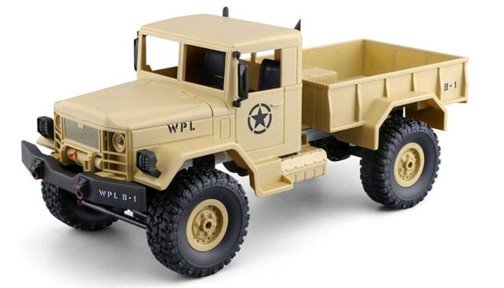 S-Idee  Vojenský truck 1:16 pieskový 4WD RTR značky S-Idee