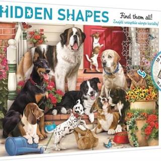 Trefl Puzzle Hidden Shapes - Psie zábava / 1043 dielikov
